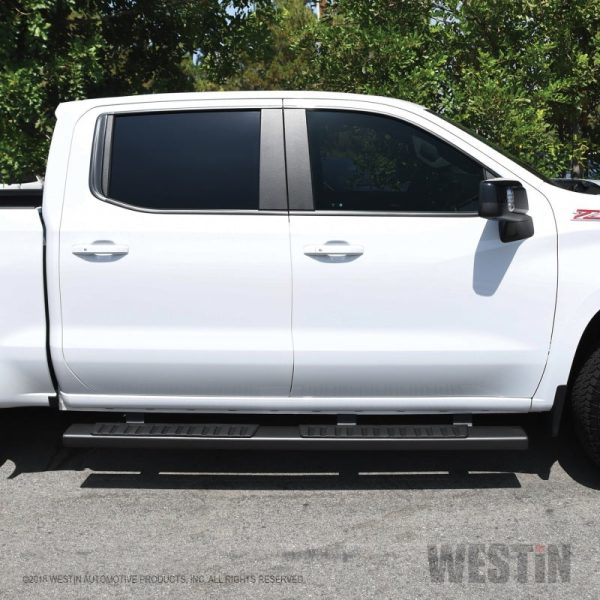 Westin 2019 Chevrolet Silverado Sierra 1500 Crew Cab R7 Nerf Step Bars - Black Fashion - Image 5